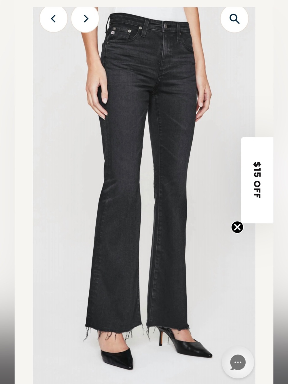Ag Jeans - Farrah Bootcut Raw Hem Pants